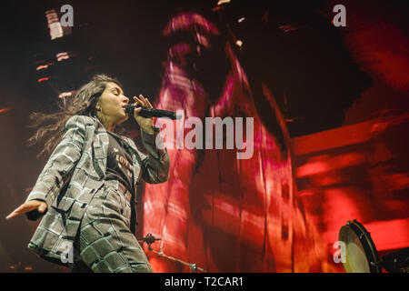 Schweiz, Zürich - 31. März 2019. Der kanadische Sänger und Songwriter Alessia Cara führt ein Live Konzert im Hallenstadion in Zürich. (Foto: Gonzales Foto - Tilman Jentzsch). Credit: Gonzales Foto/Alamy leben Nachrichten Stockfoto