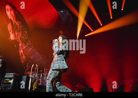 Schweiz, Zürich - 31. März 2019. Der kanadische Sänger und Songwriter Alessia Cara führt ein Live Konzert im Hallenstadion in Zürich. (Foto: Gonzales Foto - Tilman Jentzsch). Credit: Gonzales Foto/Alamy leben Nachrichten Stockfoto