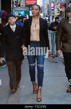 New York, NY, USA. 01 Apr, 2019. Cynthia Bailey in Strahan & Sara Förderung der echten Hausfrau von Atlanta am April 01, 2019 in New York City. Credit: Rw/Medien Punch/Alamy leben Nachrichten Stockfoto
