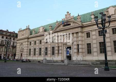 Turin National University Library. Schießen im Sommer 2018 Stockfoto