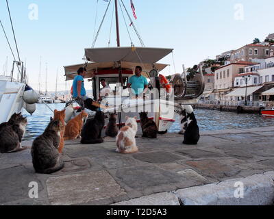 Insel Hydra Griechenland Stockfoto