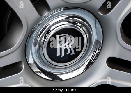 Rolls-Royce Auto emblem Stockfoto