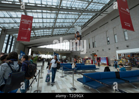 Cruise Terminal in Abu Dhabi, Vereinigte Arabische Emirate Stockfoto
