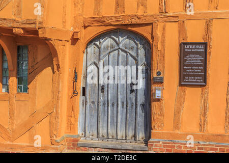 Die kleine Halle Museum, Lavenham Stadtzentrum, Suffolk, England, UK, GB Stockfoto