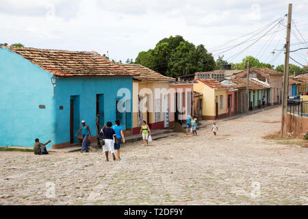 Street Scene Trinidad, Kuba Stockfoto