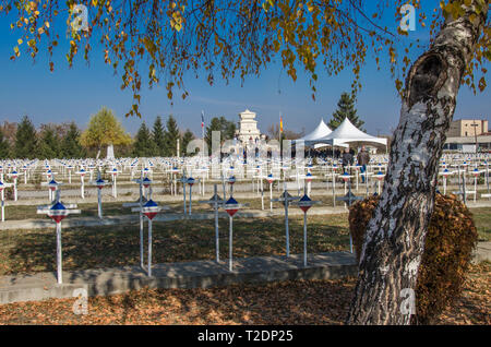 Bitola, Mazedonien - Französisch 1.Weltkrieg Militärfriedhof Stockfoto