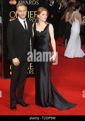 Apr 03, 2016 - London, England, UK-Olivier Awards 2016 am Royal Opera House, Covent Garden - Roter Teppich Ankünfte Foto zeigt: die Gäste Stockfoto