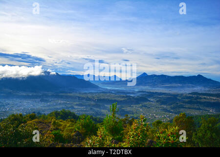 Un Gran Fondo gran una Velle hermoso Vista y Mirador El granizo santa cruz de cajola Xela quetzaltenango Ciudad del Valle Hermoso un lugar Stockfoto