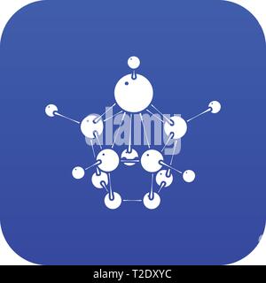 Aspirin Symbol blau Vektor Stock Vektor