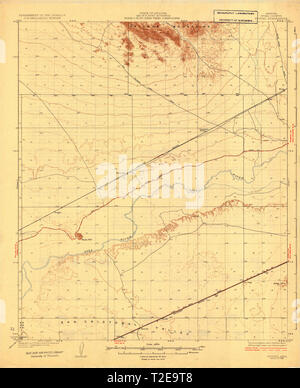 USGS TOPO Karte az Arizona Stoval 704637 1930 62.500 Wiederherstellung Stockfoto