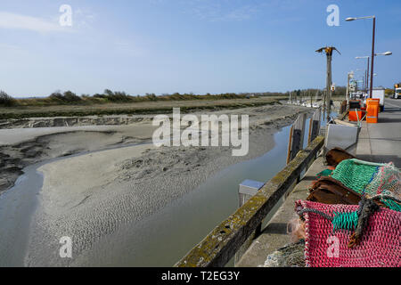 Ebbe, Le Cayeux-sur-Mer, Cayeux-sur-Mer, Bucht der Somme, Somme, Haut-de-France, Frankreich Stockfoto