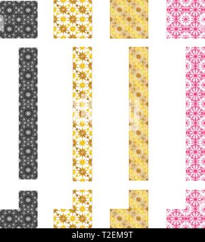 Muster Geometrische islamischen Hintergrund Vorlage Vektorgrafiken Stock Vektor