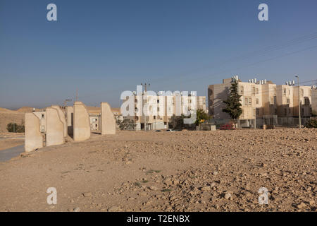 Apartment Gebäude in Mitzpe Ramon, südlichen Israel Stockfoto