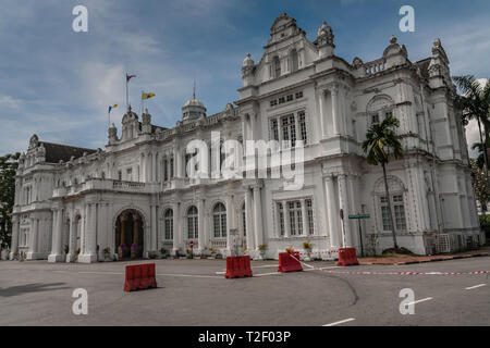 Das Rathaus der Stadt George Town, Penang, Malaysia Stockfoto