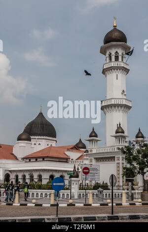 Die Kapitan-Keling-Moschee, die im 19th. Jahrhundert von indischen muslimischen Händlern in George Town, Penang, Malaysia erbaut wurde Stockfoto