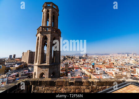 Basilika Santa María del Mar, Barcelona, Katalonien, Spanien, Europa. Stockfoto