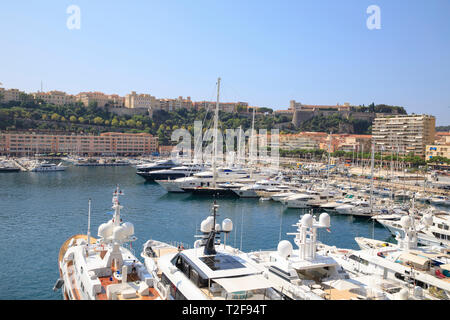 Monaco Hafen (Port Hercules/Port Hercule) Stockfoto