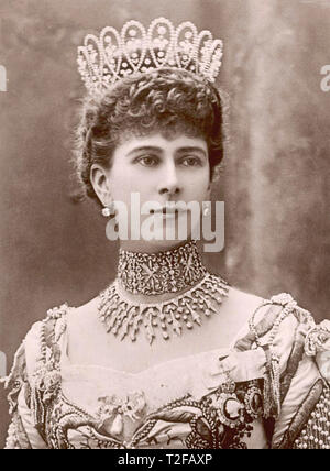 Königin Maria von Teck (1867-1953) Ehefrau von George V, um 1900 Stockfoto