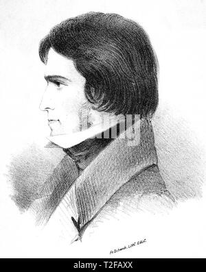 THOMAS CARLYLE (1795-1881) Schottischer Philosoph und Historiker über 1835 Stockfoto