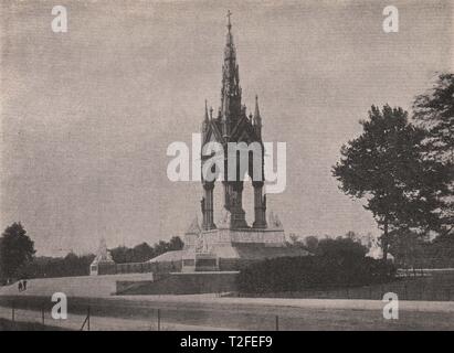 Die Statue von Ihrer Majestät, Königin Victoria, Kensington Gardens Stockfoto