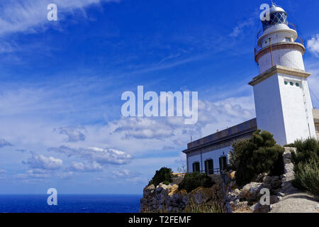 Leuchtturm von Cap Formentor - Mallorca Spanien Stockfoto