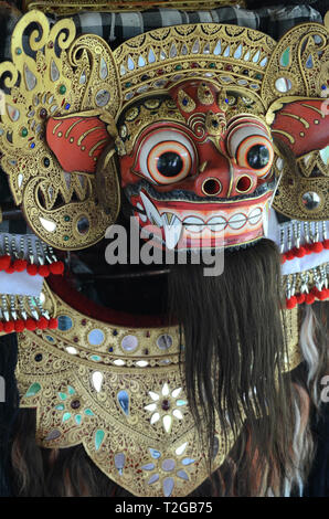 Bali Barong und Rangda in Bali traditionellen religiösen Tanz Stockfoto