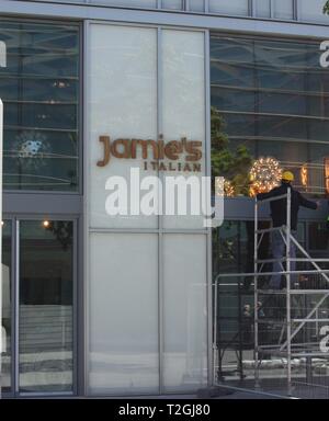 Liverpool, Großbritannien, Jamies Italienisch in Liverpool One credit Ian Fairbrother/Alamy Stockfotos Stockfoto