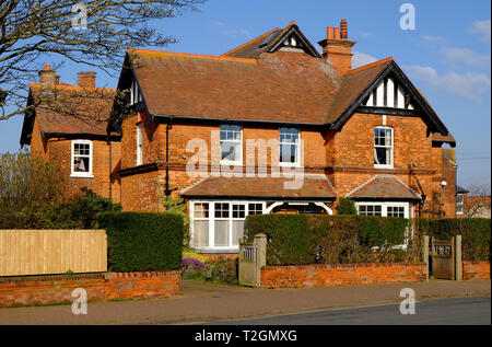 Traditionelle große edwardianischen Stil Wohnimmobilien, sheringham, North Norfolk, England Stockfoto