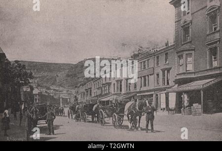 Mostyn Street - Llandudno Stockfoto