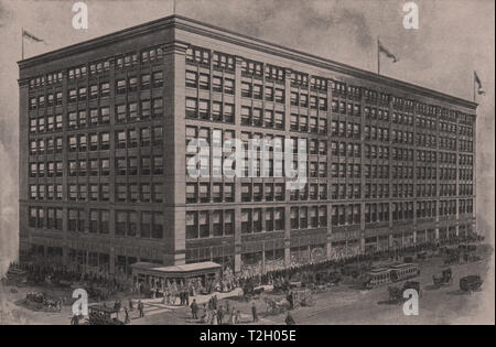 Eine Siegel-Cooper Department Store, nach Van Buren, Kongress- & Staat Straßen Stockfoto