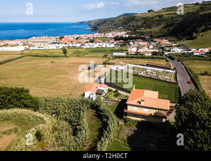 Ansicht der Maia auf der Insel San Miguel - Azoren, Portugal. Stockfoto