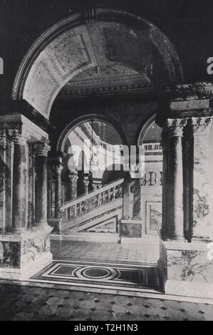 Marmortreppe, City Chambers, Glasgow Stockfoto
