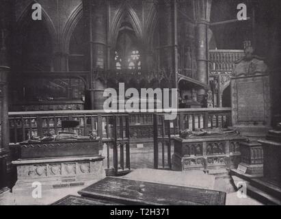 Westminster Abbey - Kapelle von St. Edmund Stockfoto