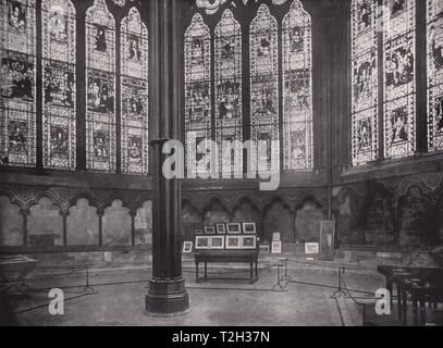 Westminster Abbey - das Kapitel Haus Stockfoto