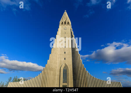 Hallgrímskirkja Kirche in Reykjavik, Island, Europa Stockfoto