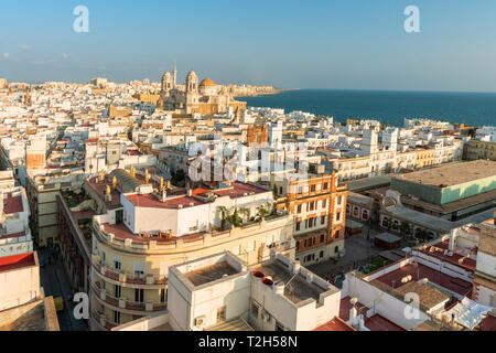 Stadtbild von Torre Tavira in Cadiz, Spanien, Europa Stockfoto