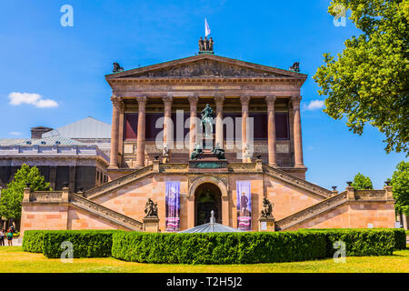 Alte Nationalgalerie in Berlin, Deutschland, Europa Stockfoto