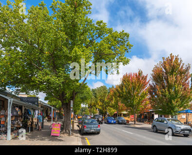 Geschäfte auf dem Mount Barker Road, Adelaide, Adelaide Hills, South Australia, Australien Stockfoto