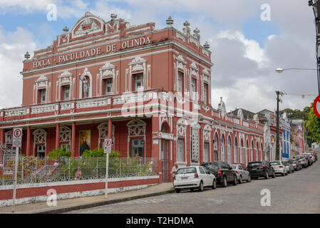 Olinda, Brasilien - 25. Januar 2019: Universität Olinda auf Brasilien Stockfoto