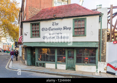 The Old Curiosity Shop in Holborn, London, England, Vereinigtes Königreich, Europa Stockfoto