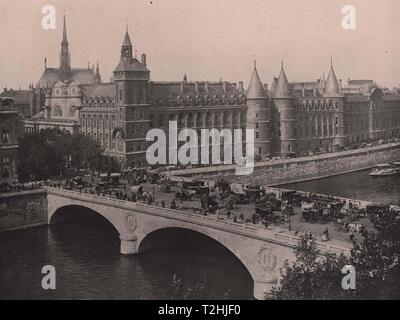 Palais de Justice, Paris Stockfoto