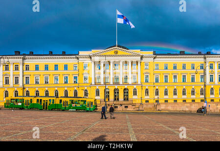 Senatsplatz, Helsinki, Finnland, Skandinavien, Europa Stockfoto