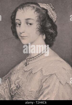 Henrietta Maria, Königin von Charles I. Stockfoto