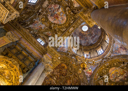 Innenraum des San Giuseppe Dei Padri Teatini Kirche, Palermo, Sizilien, Italien, Europa Stockfoto