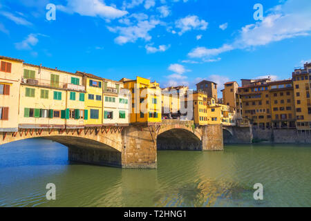 Ponte Vecchio, Florenz, Toskana, Italien, Europa Stockfoto