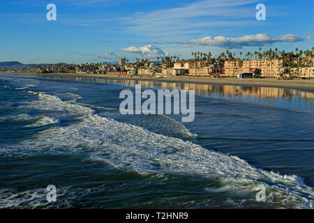 Oceanside Beach, San Diego County, Kalifornien, Vereinigte Staaten von Amerika Stockfoto