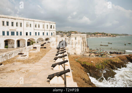 Cape Coast Castle, Cape Coast, Ghana, Afrika Stockfoto