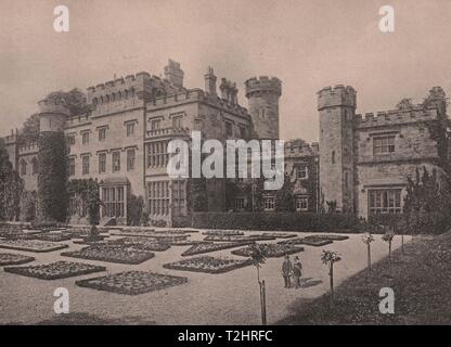 Hawarden Schloss, in der Nähe der Flintshire, North Wales, den Aufenthalt von Hon. WM. E. in Gladstone Stockfoto