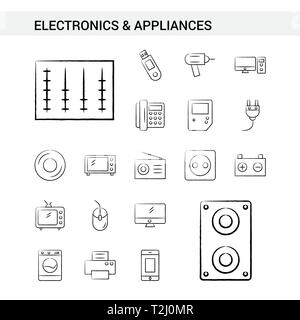 Elektrische und elektronische Icons, Schaltplan Symbole ...