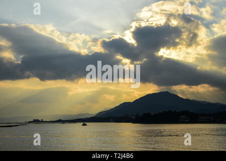 In der Präfektur Hiroshima Miyajima Stockfoto